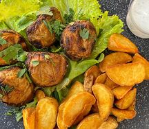 Шампиньоны на мангале