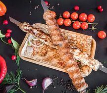 Куриный люля-кебаб с сыром