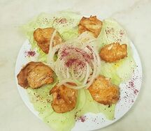 Куриные грудки на углях