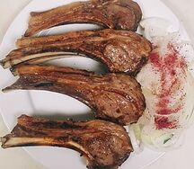 Шашлык из бараньей корейки