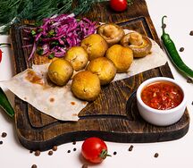 Шашлык из шампиньонов