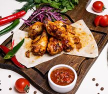 Шашлык из куриных крылышек
