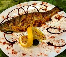 Форель на углях