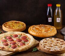 Сет Праздничный стол ( 4 пирога по 1,5 кг и пицца)