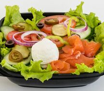 Салат Лосось Крем-чиз