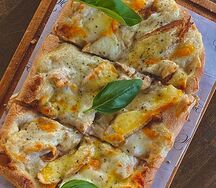 Римская пицца Сливочный цыпленок 