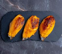 Мидии, запеченные с кунжутом