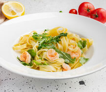 Паста с креветками