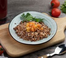 Каша гречневая с овощами