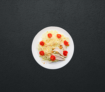 Салат Цезарь с курицей