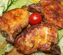 Стейк из свинины средней прожарки