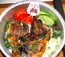 Шашлык из баранины на кости