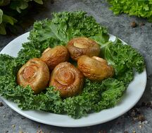 Шампиньоны на мангале