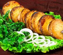 Картофель на мангале