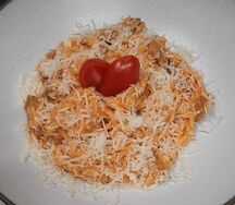 Орзо с говядиной и сыром фета