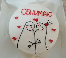 Бенто-торт черника №09
