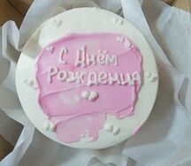 Бенто-торт Красный бархат №13