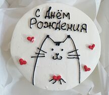 Бенто-торт шоколад-вишня №1