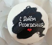 Бенто-торт Шоколад-клубника №26