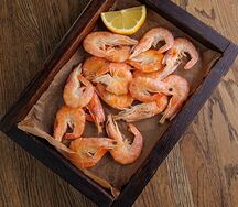 Креветки отварные