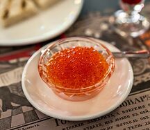 Икра онежской форели
