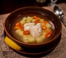 Уха рыбная двойная