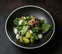 С печеными овощами и фетой