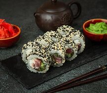 Тунец с огурцом