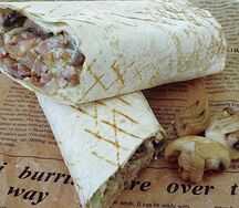 Грибная шаурма