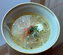 Груздянка с беконом и сметаной