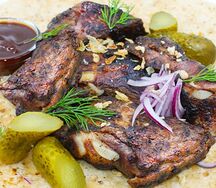 Свиные рёбра-гриль на компанию