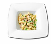 Паста с беконом