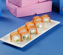 Карамельный опаленный лосось