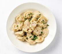 Пельмени с курицей и грибами