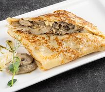 С грибным жульеном и сыром