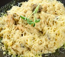 Ризотто с курицей и грибами