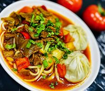 Лагман с мантами