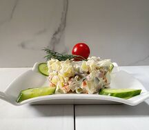 Салат Оливье халяль