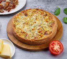 Киш с лисичками