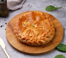 Пирог Горбуша, рис или картофель