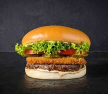 Классический бургер с моцареллой