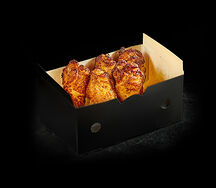 Куриные крылышки с соусом барбекю  