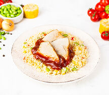 Индейка в ароматных травах с кускусом