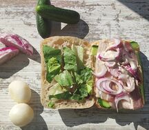 Сэндвич-гриль с беконом