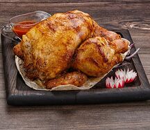 Куры гриль на мангале