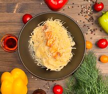 Паста с лососем