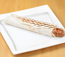 Люля-кебаб из говядины в лаваше