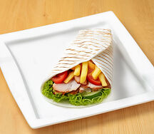 Донер в лаваше со свининой