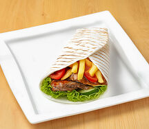 Донер в лаваше с говядиной