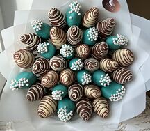 Букет из клубники в шоколаде